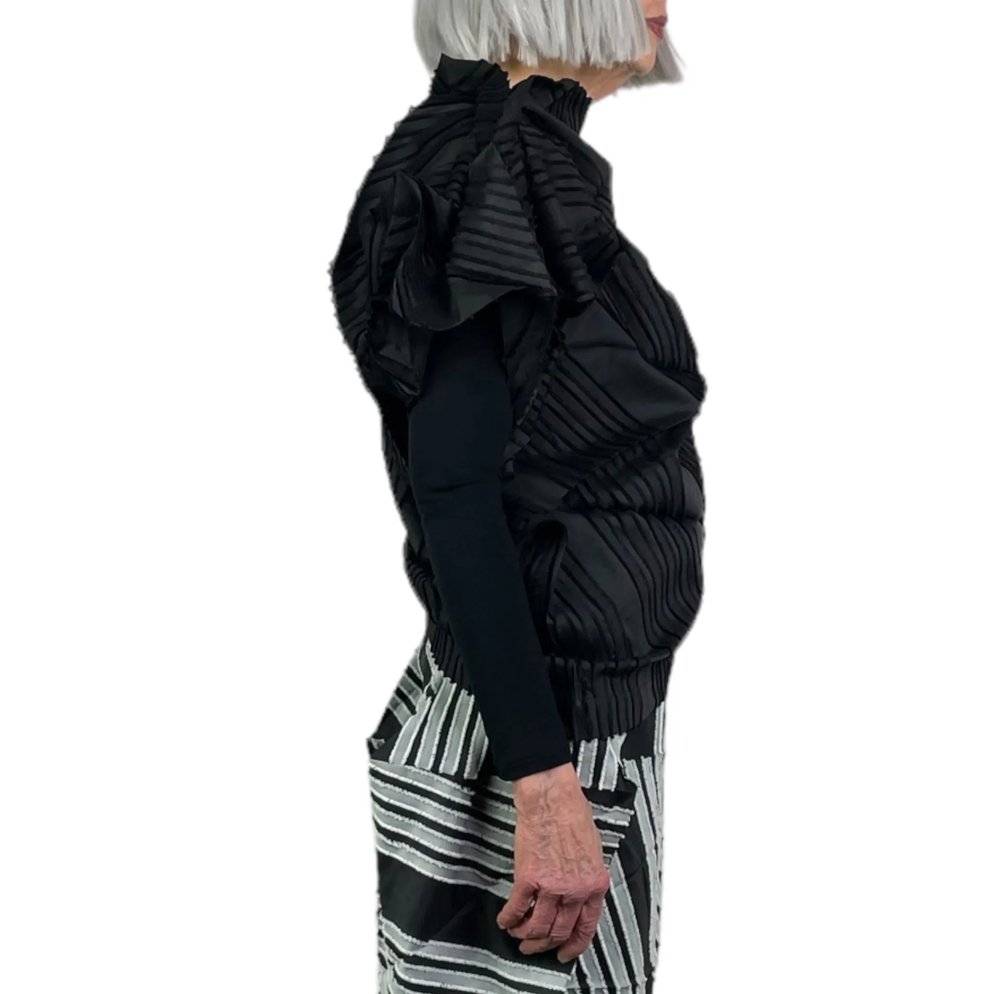 #1 JACQUARD TRIANGLE TOP