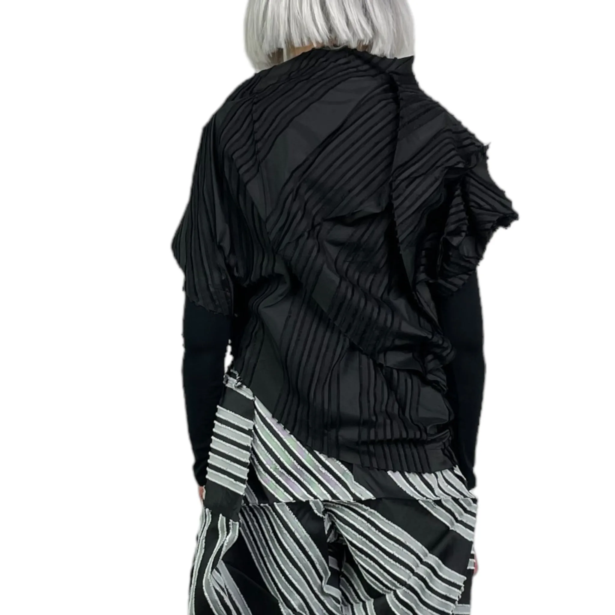 #1 JACQUARD TRIANGLE TOP
