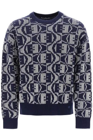 ACNE STUDIOS crewneck jacquard face