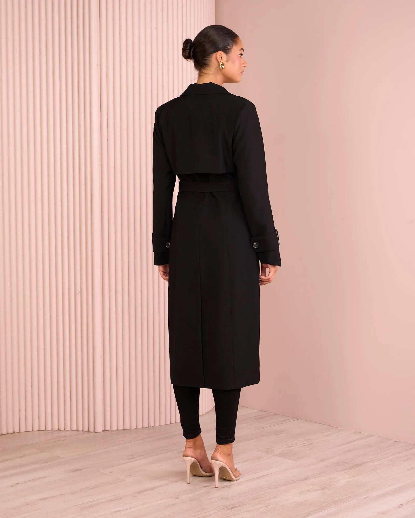 Allie Longline Trench Coat
