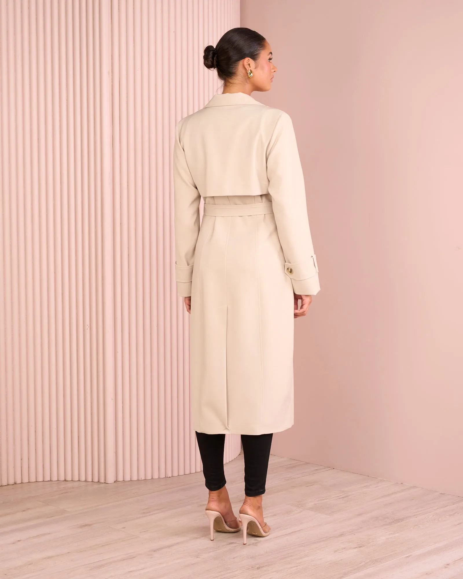 Allie Longline Trench Coat