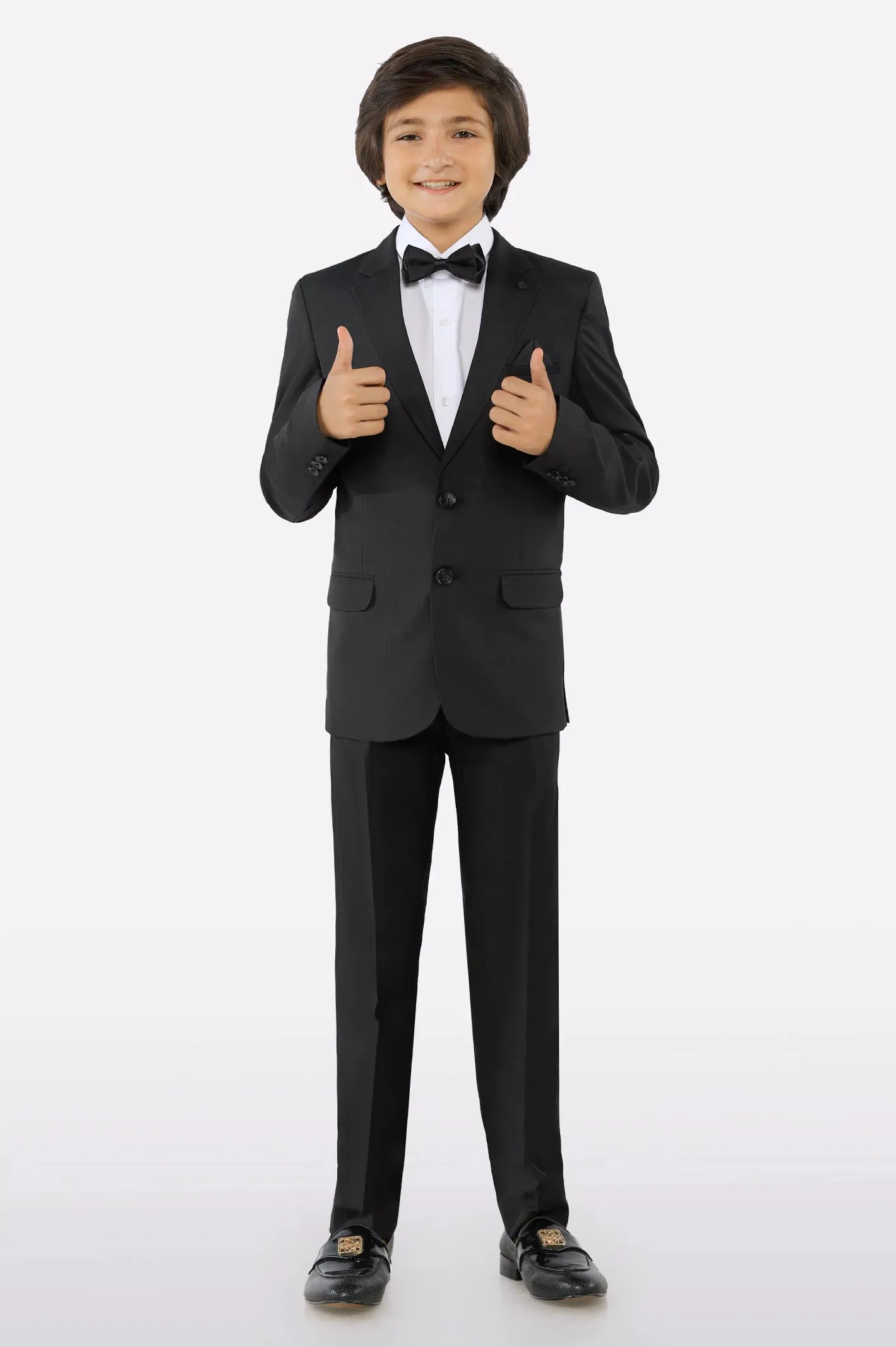 Black Suiting for Boys