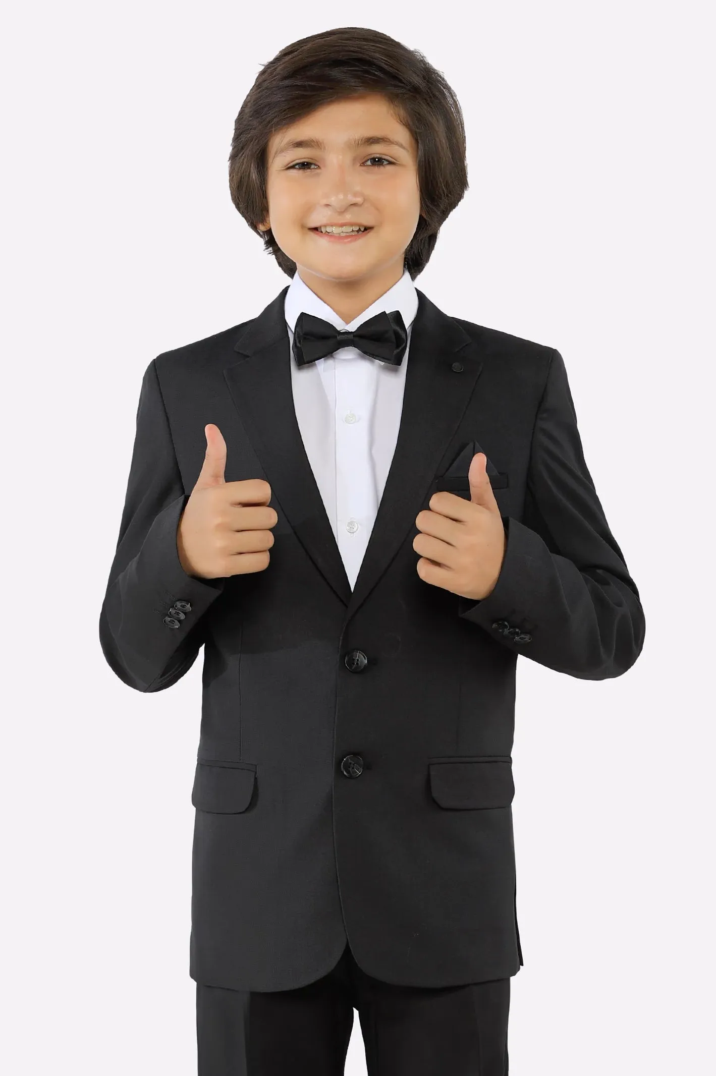 Black Suiting for Boys