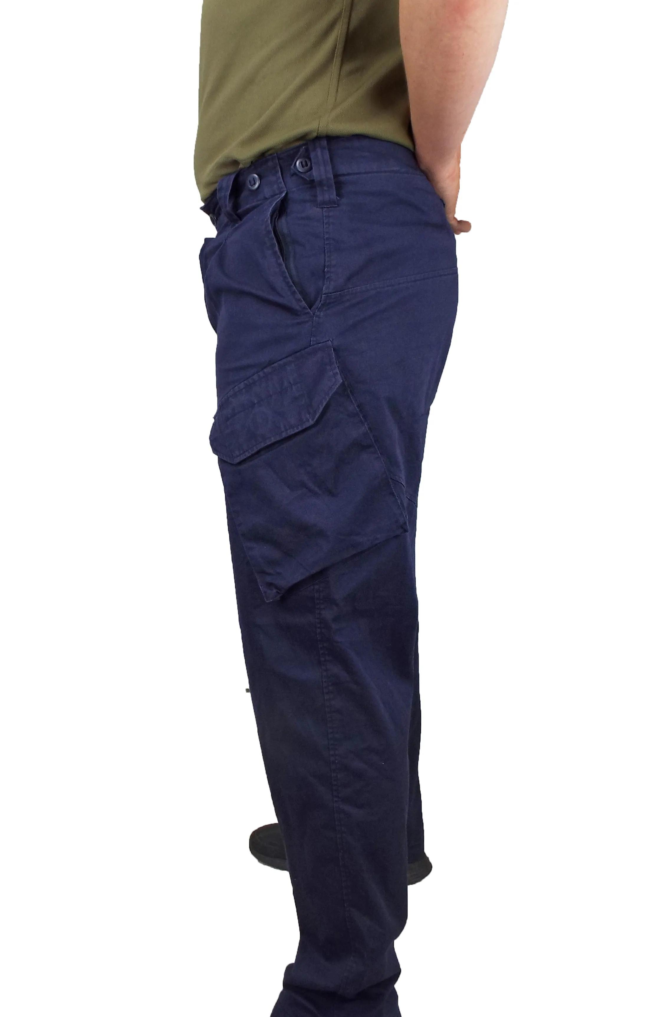 British Royal Navy Dark Blue Combat Trousers - Five pocket - current RN issue - Grade 1