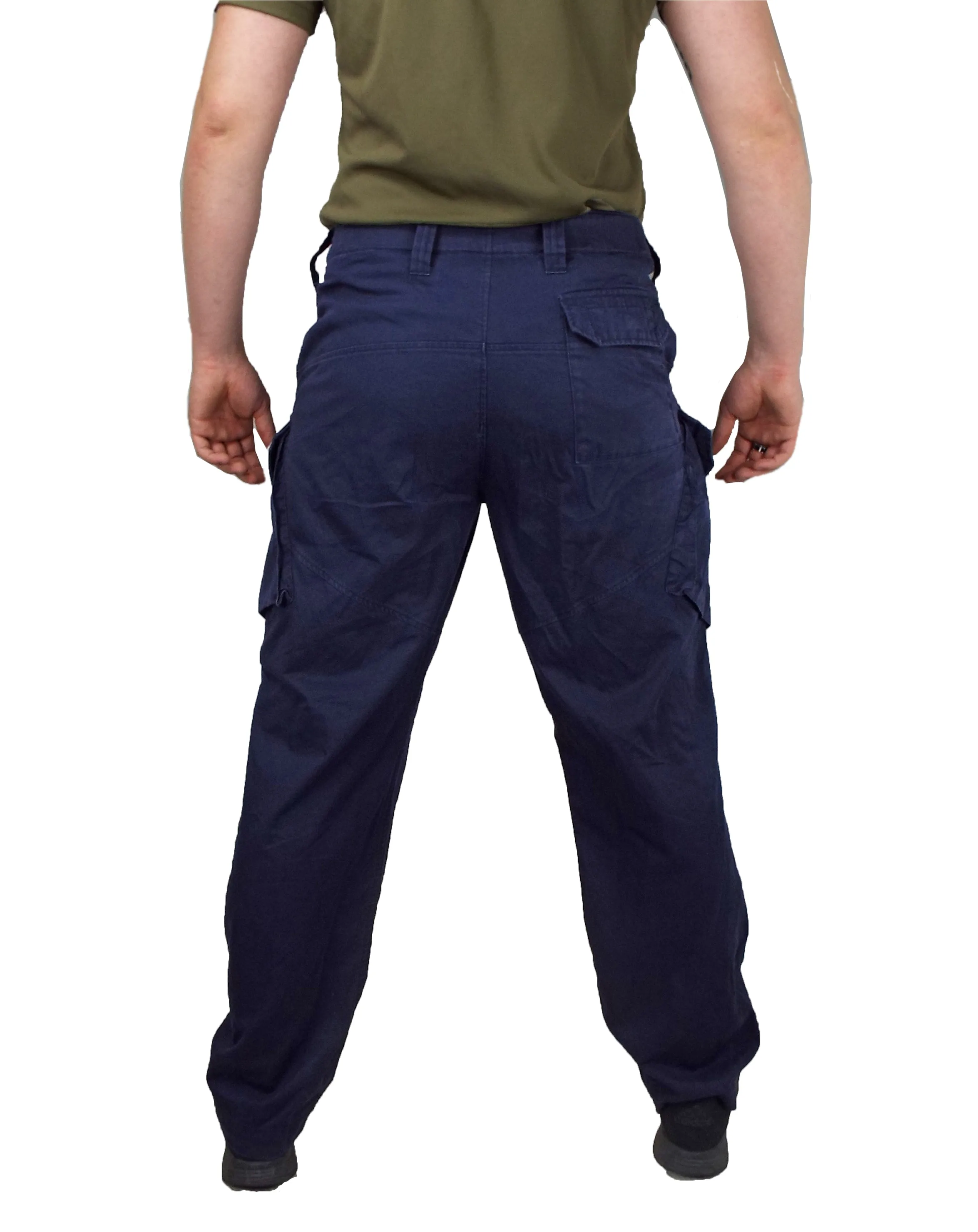 British Royal Navy Dark Blue Combat Trousers - Five pocket - current RN issue - Grade 1