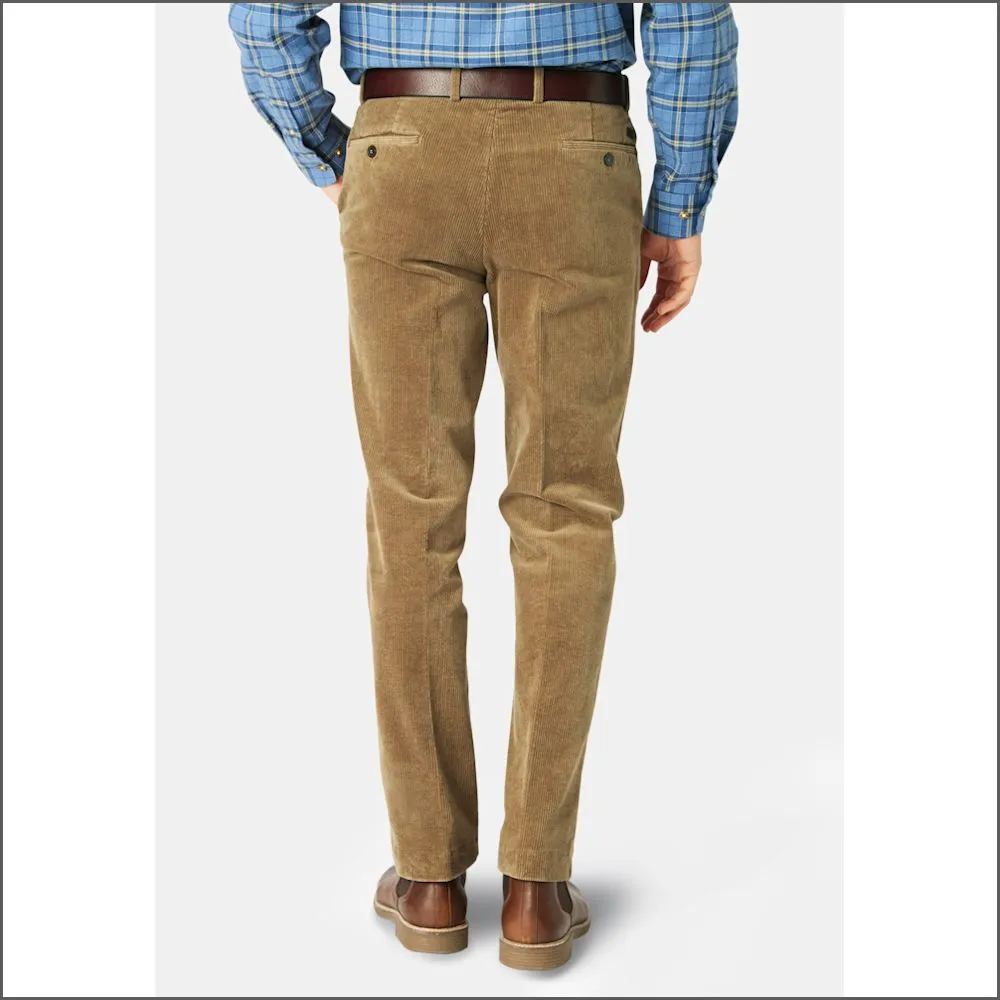 Brook Taverner Ellroy Camel Cord Trouser-