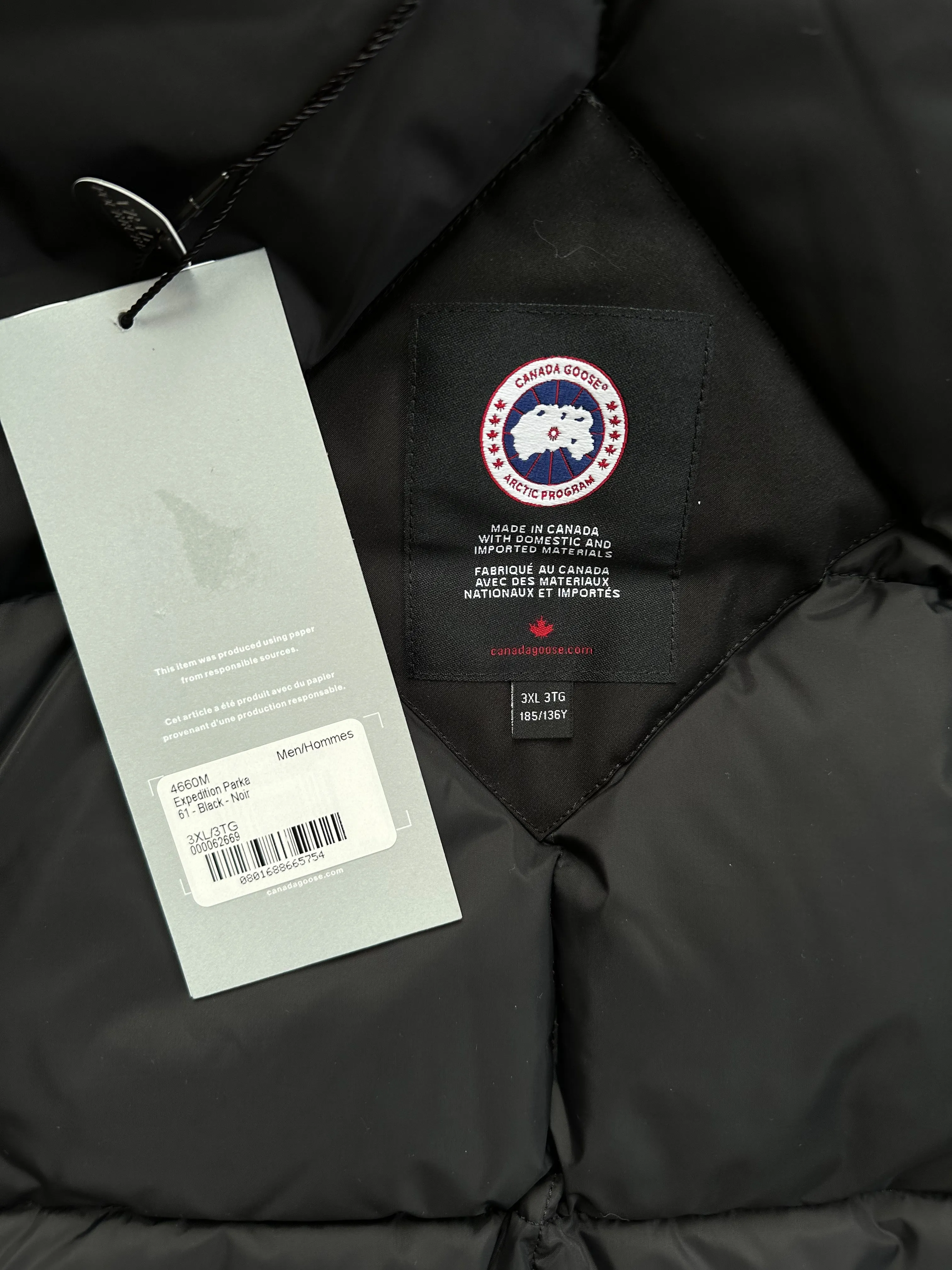 Canada Goose Black Expedition Men's Jacket