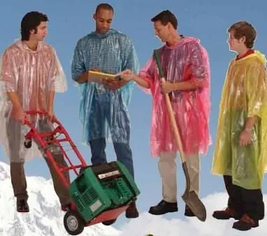 Case of 96 Emergency Rain Ponchos
