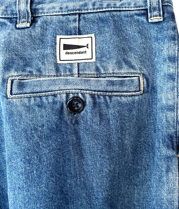 DESCENDANT/DC-3 DENIM TROUSERS (INDIGO)