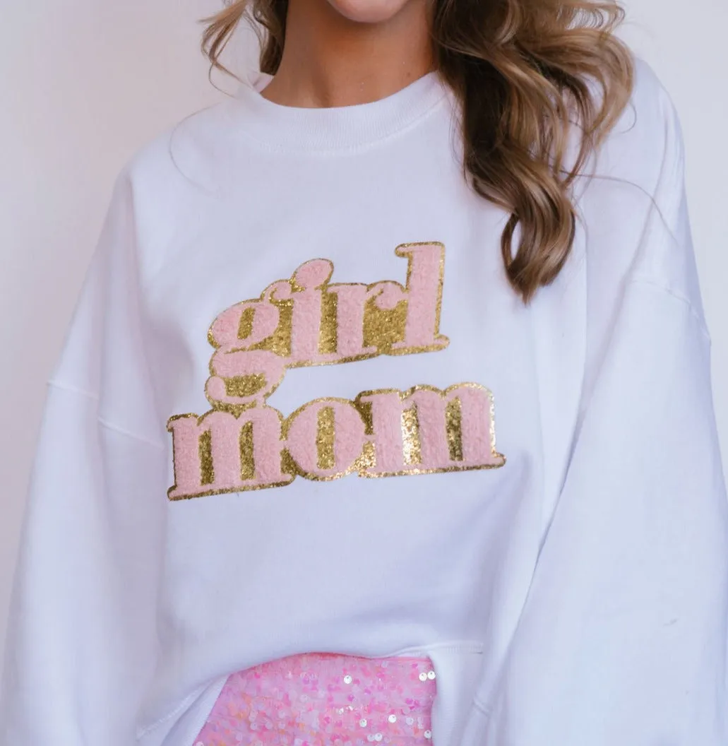 GIRL MOM WHITE PULLOVER