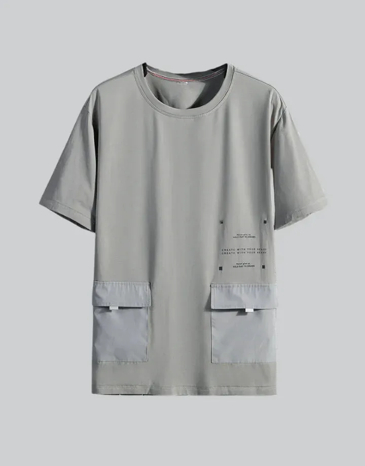 Grey cargo shirt