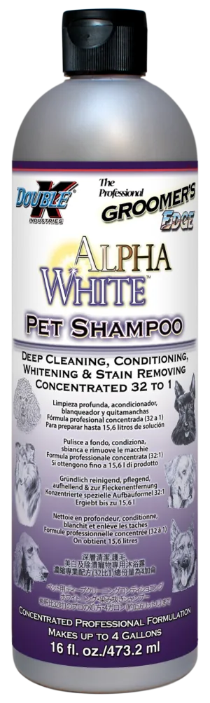 Groomer's Edge Alpha White Shampoo - 16oz