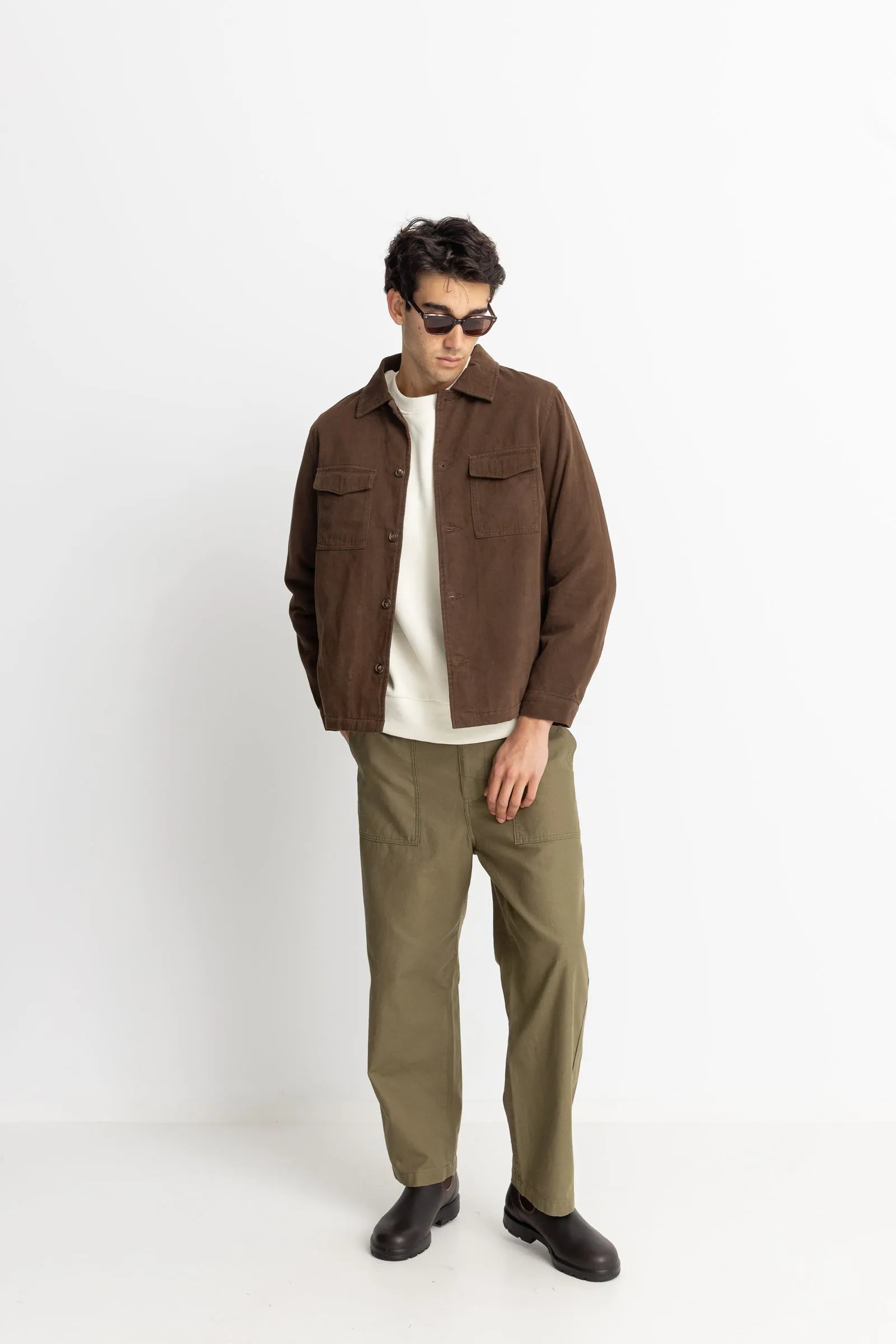 Insulated Overshirt Chocolate