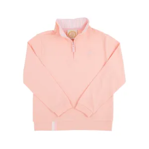 Prepletic Hayword Half Zip Pompano Peach/Palm Beach Pink Stripe