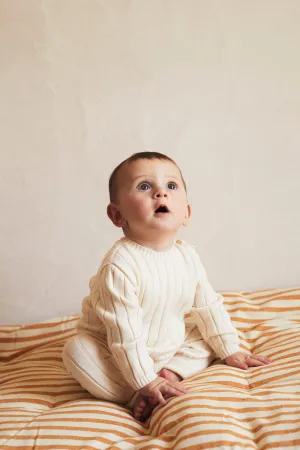 Rib knit baby pullover