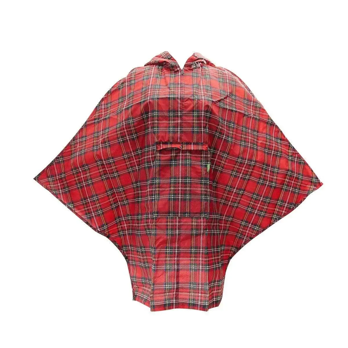 Tartan Waterproof Foldable Adult Poncho