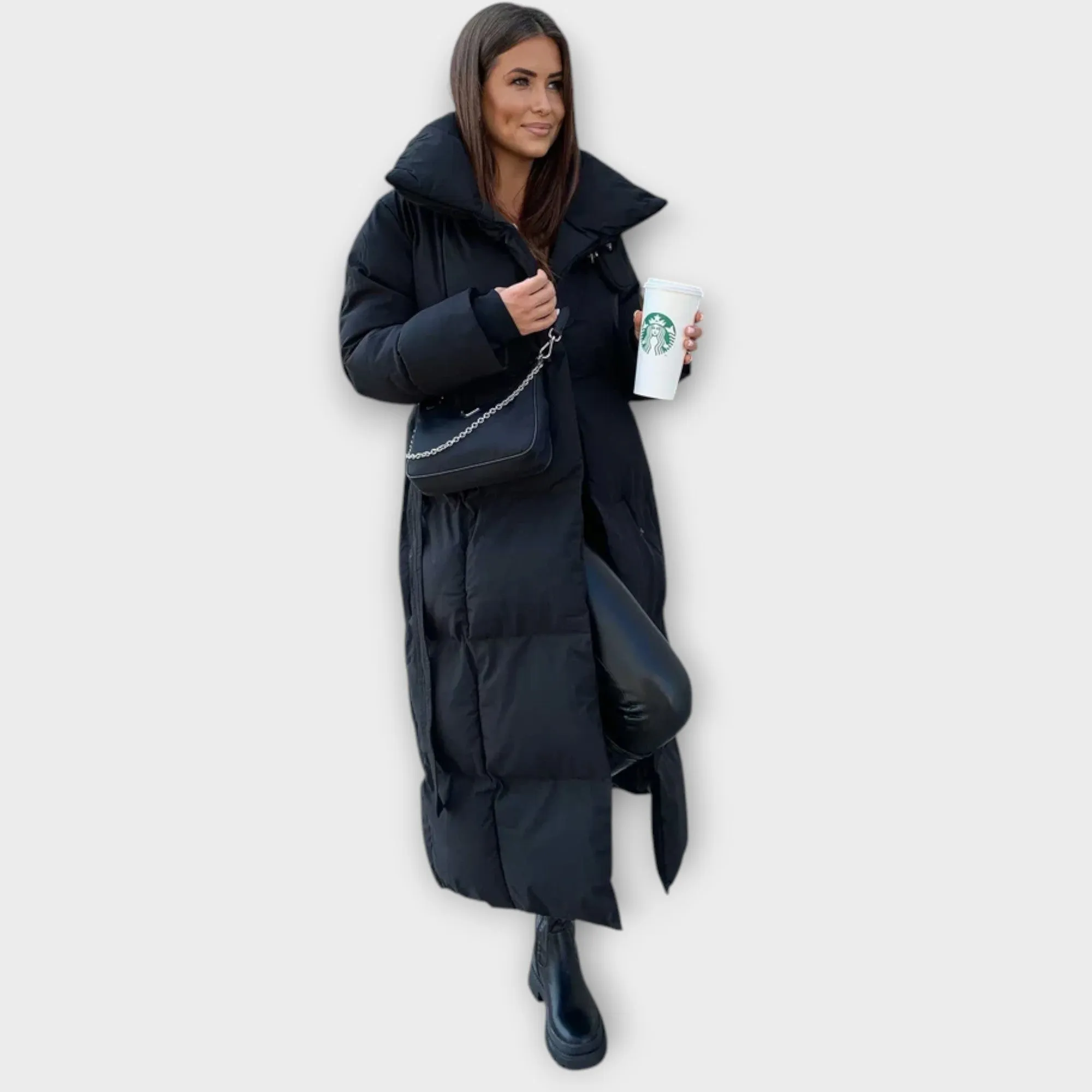 Victoria Long Winter Puffer Coat