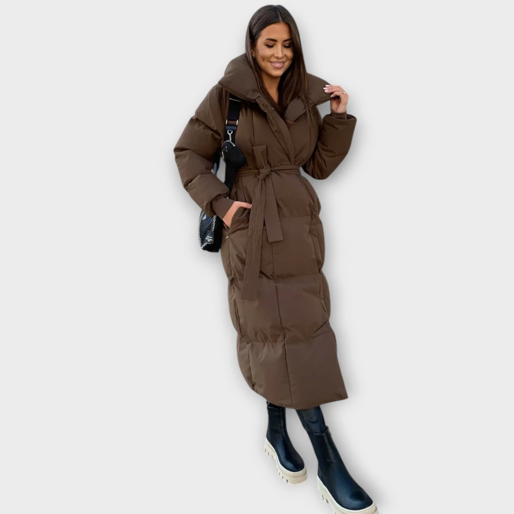Victoria Long Winter Puffer Coat