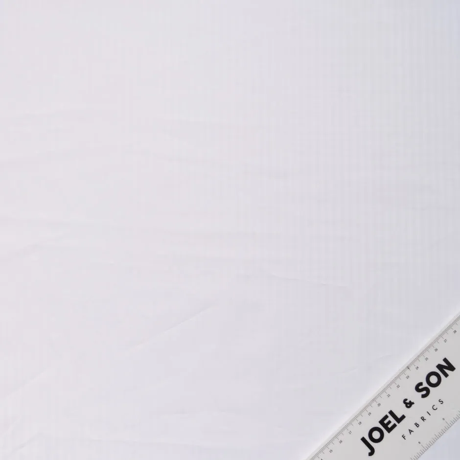 White Striped Jacquard Superfine Pure Cotton