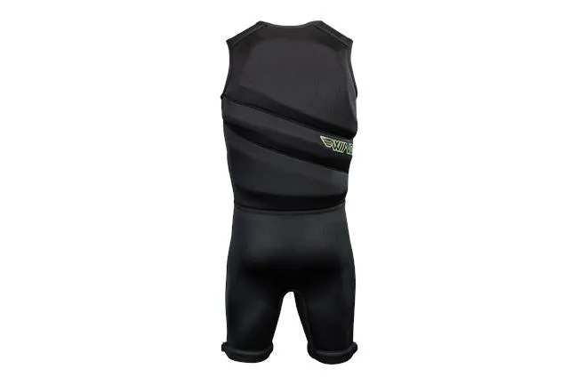 2024 Wing Super Comp Buoyancy Suit - High-Performance Black Watersport Gear