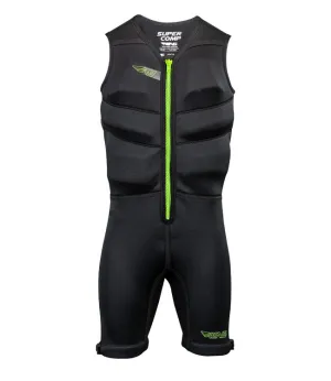 2024 Wing Super Comp Buoyancy Suit - High-Performance Black Watersport Gear